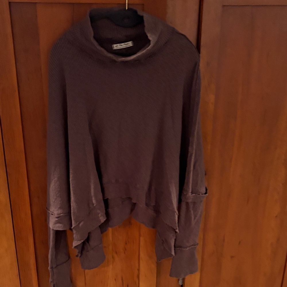 We The Free Thermal Mock Turtleneck with thumb holes